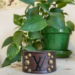Louis Vuitton Leather Cuff